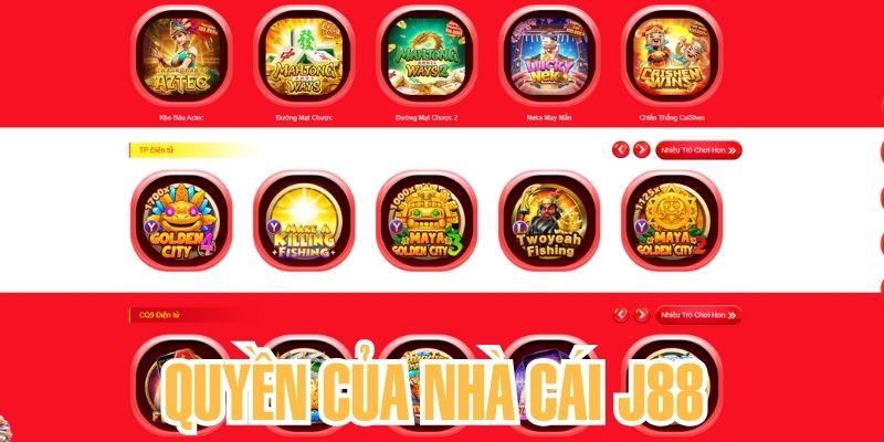 J88 được quyền can thiệp và theo dõi hoạt động